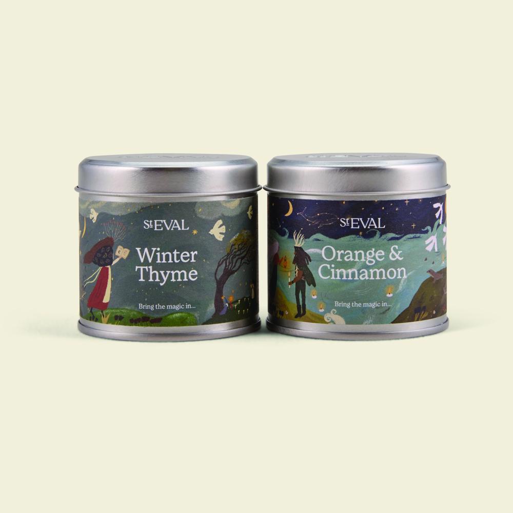 St Eval Candle Company Christmas Mini Tin Gift Set